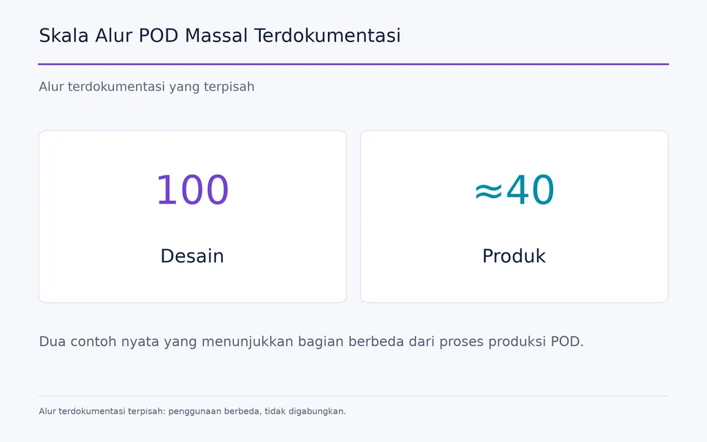 Skala Alur POD Massal Terdokumentasi