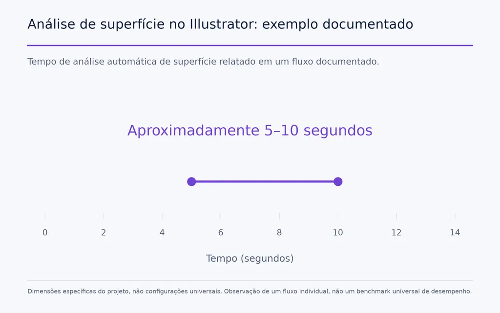 Análise de superfície no Illustrator: exemplo documentado