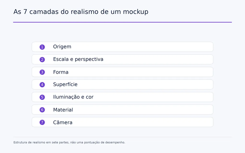 As 7 camadas do realismo de um mockup