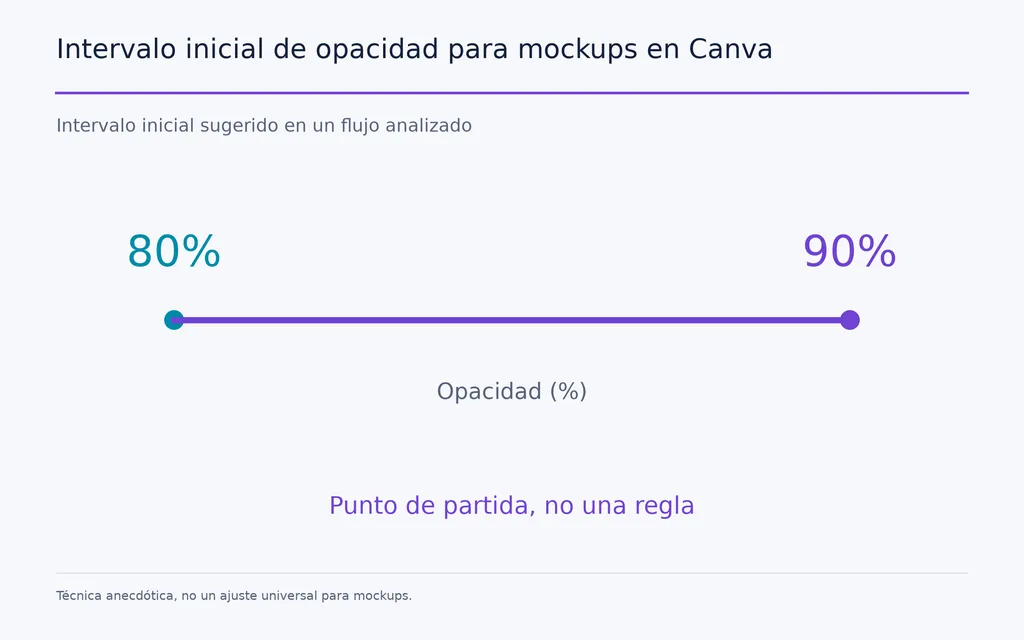 Intervalo inicial de opacidad para mockups en Canva