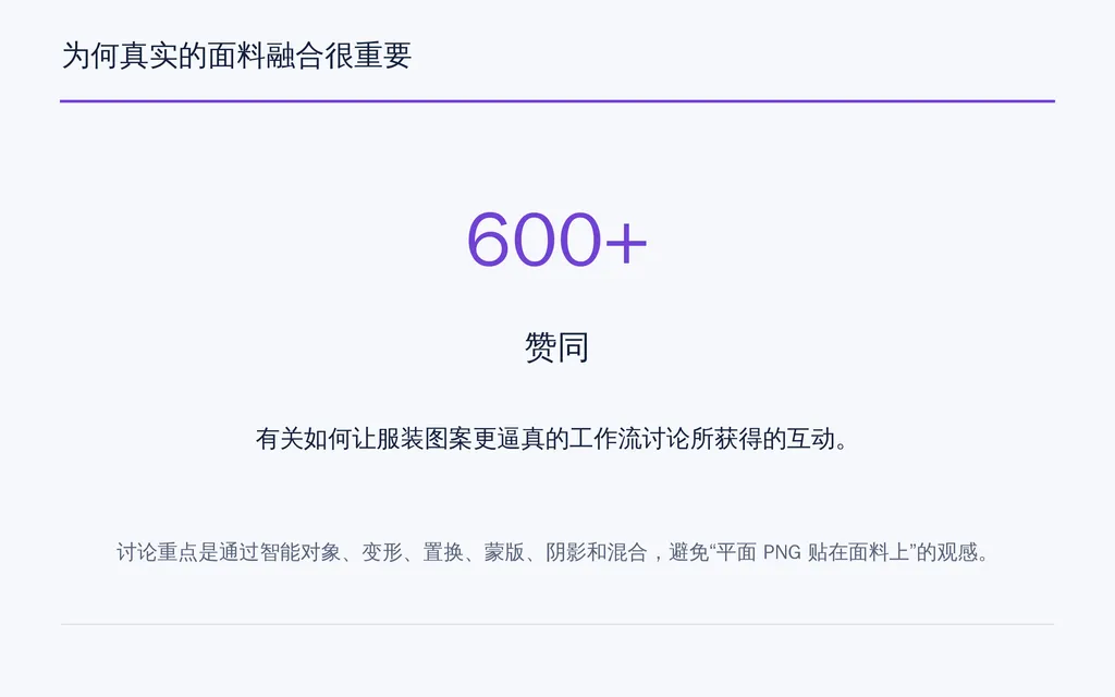 为何真实的面料融合很重要