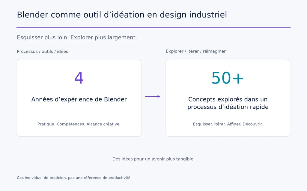 Blender comme outil d’idéation en design industriel