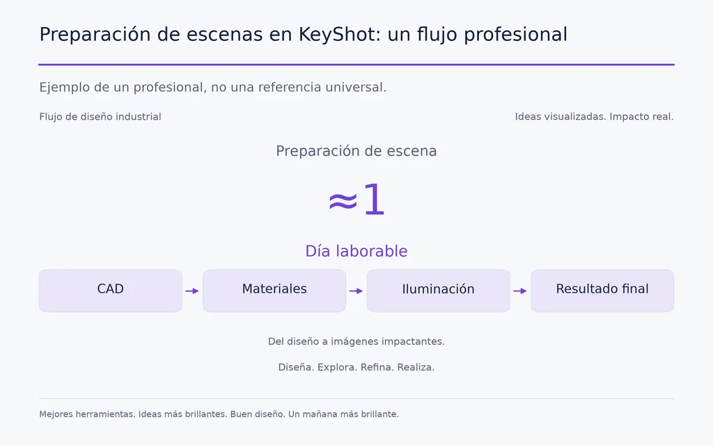 Preparación de escenas en KeyShot: un flujo profesional
