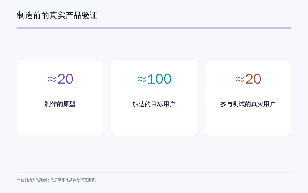 制造前的真实产品验证