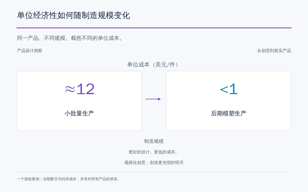 单位经济性如何随制造规模变化